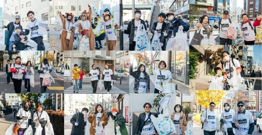 総勢63名が参加した、スポーツとゴミ拾いを融合したクリーンイベント。スポGOMIとSTAYGOLDが渋谷で開催